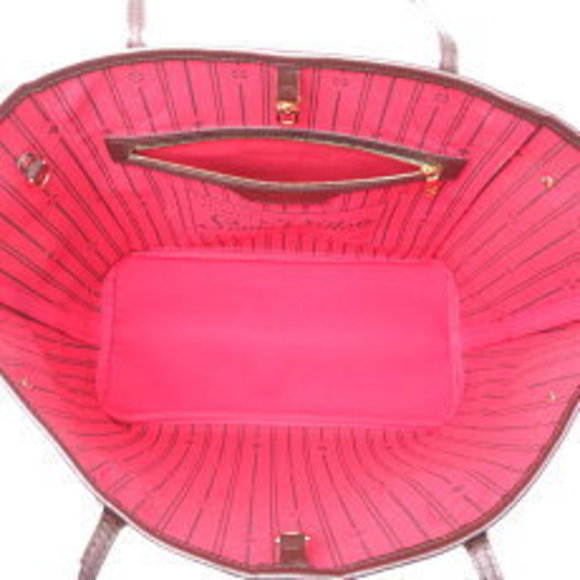 Louis Vuitton Brown Handbag Damier Neverfull - Picture 6 of 9